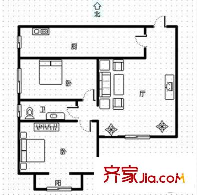 唐園小區(qū) 0室 戶型圖