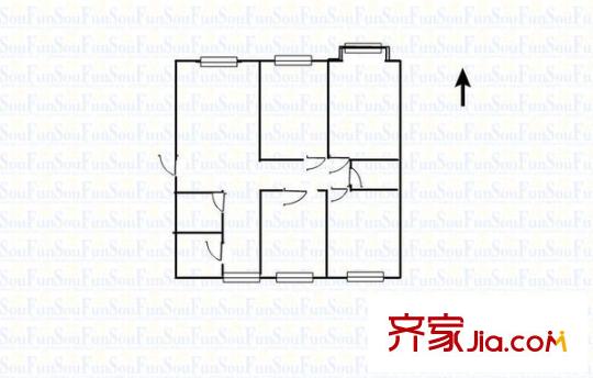 萬國花園 4室 戶型圖