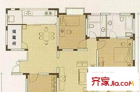 萬國花園 2室 戶型圖