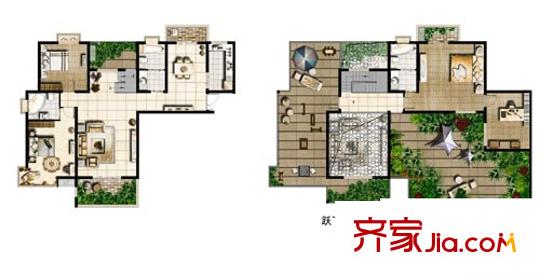沁水新城 4室 戶型圖