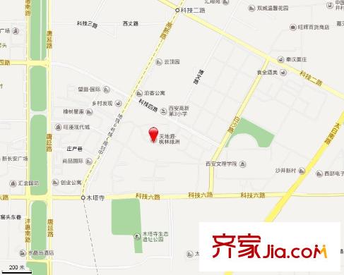 天地源楓林綠洲交通圖
