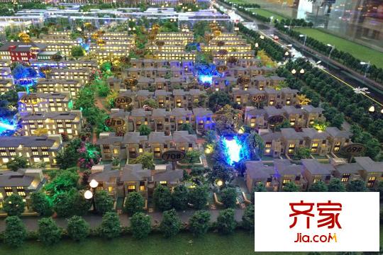 榮華?寶格麗小鎮(zhèn)沙盤實景（2015-5-22）