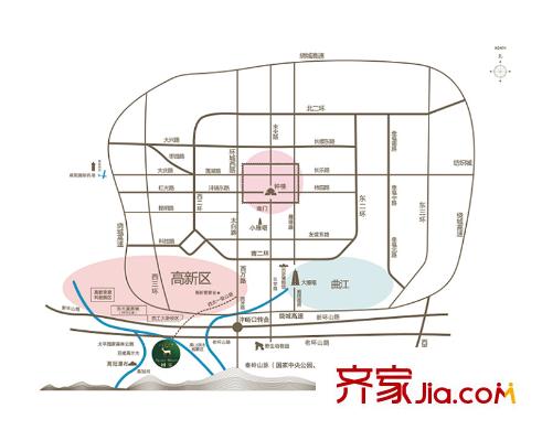 國(guó)嶺區(qū)位圖