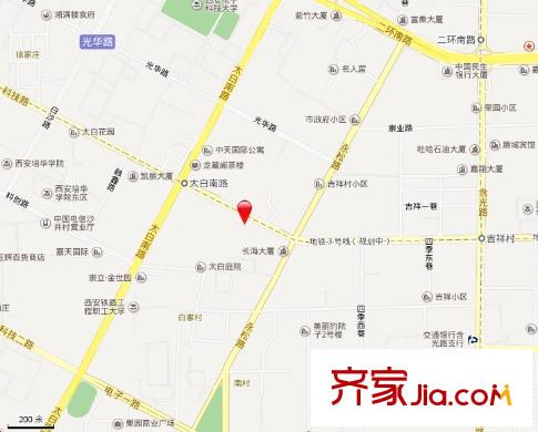 太白小區(qū)交通圖