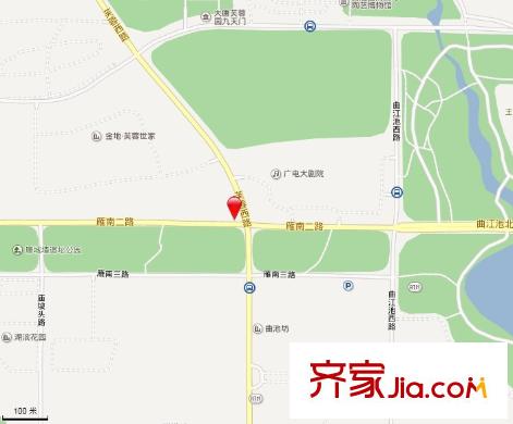 金地芙蓉世家交通圖