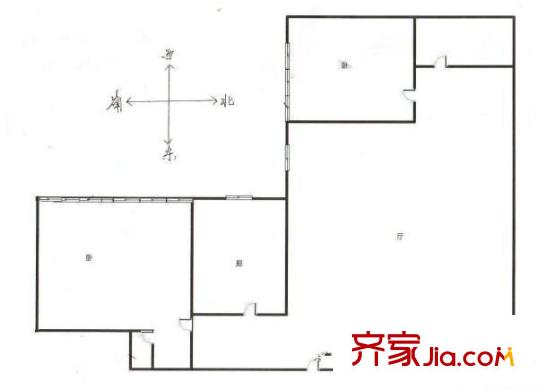陽(yáng)光小區(qū) 2室 戶型圖