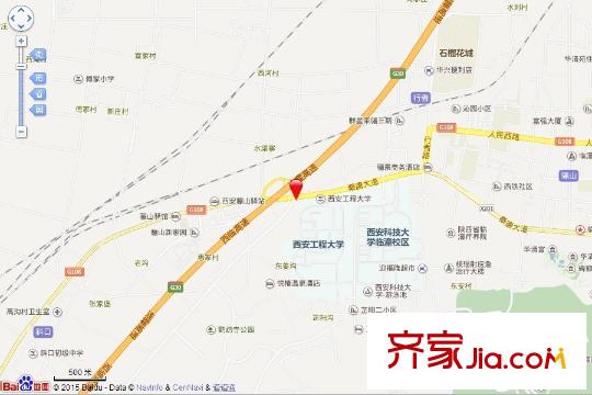 綠地驪山花城電子地圖