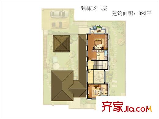 達(dá)觀天下獨(dú)棟L2二層 2室1廳1衛(wèi)1廚