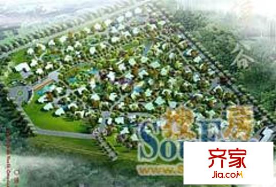 提香溪谷外景圖鳥瞰圖