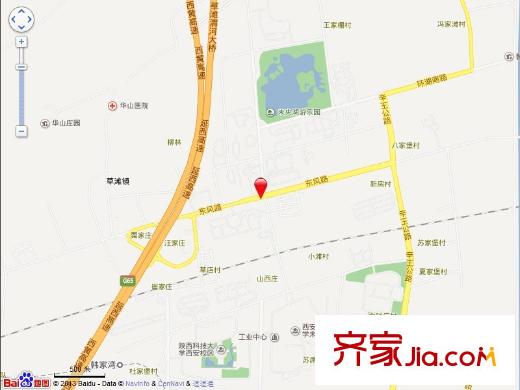 碧云天花園交通圖