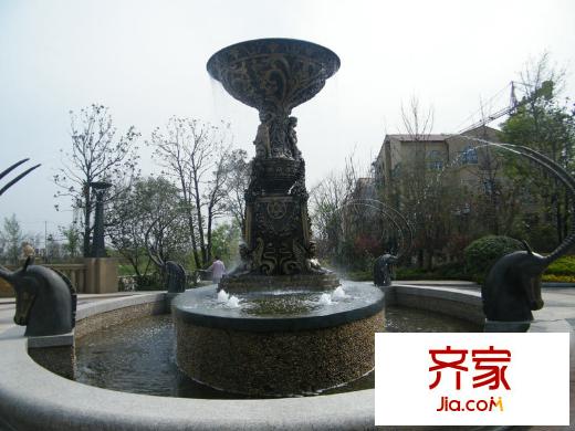 綠地國際生態(tài)城實景圖社區(qū)園林