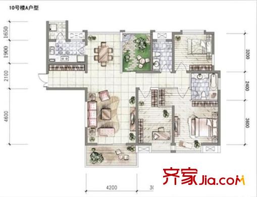 中海東郡 0室 戶型圖
