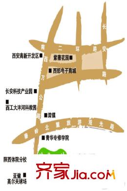 紫薇山莊區(qū)位圖