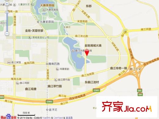 中海百賢府交通圖電子地圖