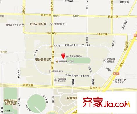 紫薇田園都市別墅交通圖