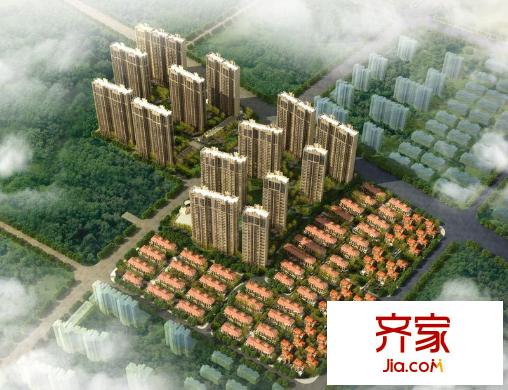 綠地國際生態(tài)城鳥瞰圖