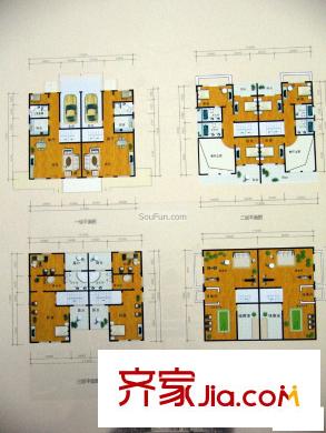 曲江佳園別墅戶型圖7室4廳3衛(wèi)1廚