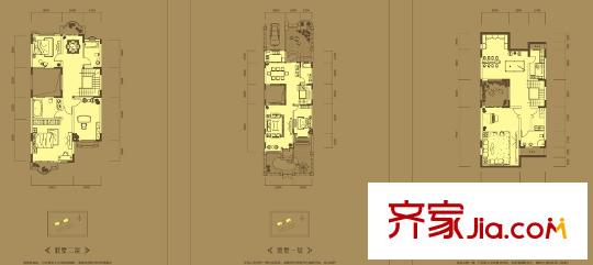 薩拉曼卡聯(lián)墅L-2戶(hù)型 5室4廳4衛(wèi)