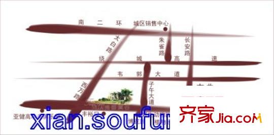 提香溪谷交通圖