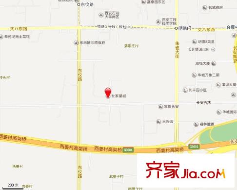 世家星城交通圖
