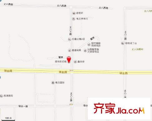 綠地世紀(jì)城交通圖