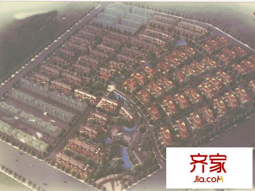 陽光城西西安小鎮(zhèn)外景圖