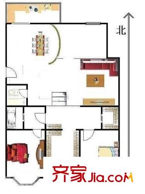 廣景苑戶型圖3室 戶型圖 3室2廳2衛(wèi)1廚
