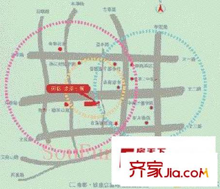 南都銀座公寓交通圖