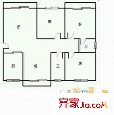 浪琴翠園戶型圖3室 戶型圖 3室1廳1衛(wèi)1廚