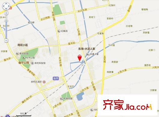 梅堰小區(qū)交通圖 