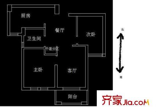 倉溢綠苑 3房戶型圖