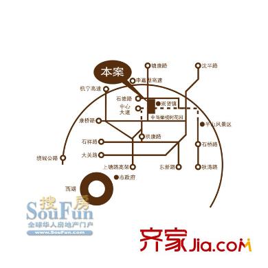 中尚橄欖樹花園交通圖