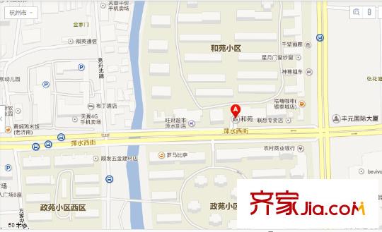 和苑小區(qū)交通圖h