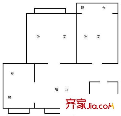 梅堰小區(qū)戶型圖2室 戶型圖 2室1廳1衛(wèi)1廚