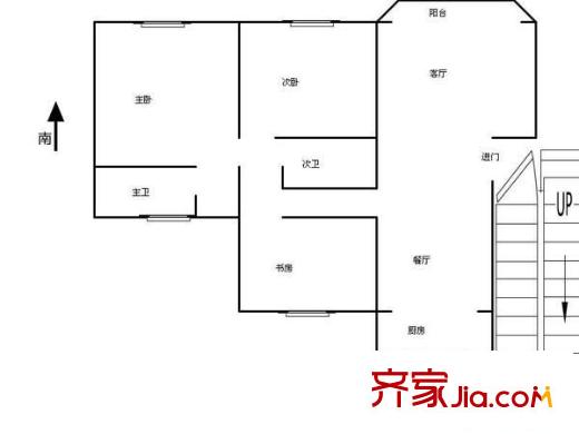 南都德迦東區(qū) 3室 戶型圖