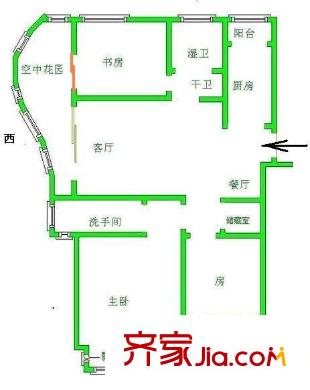 南都德迦東區(qū)戶型圖3室 戶型圖 3室2廳2衛(wèi)1廚