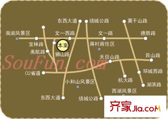 小城之春交通圖