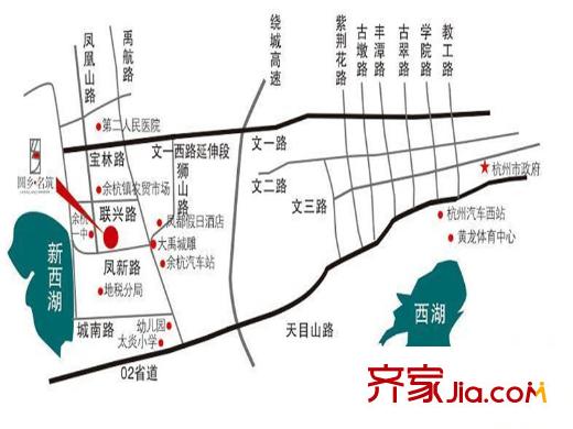 永安圓鄉(xiāng)名筑交通圖