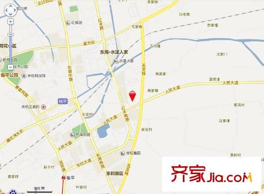 東方俊園交通圖 