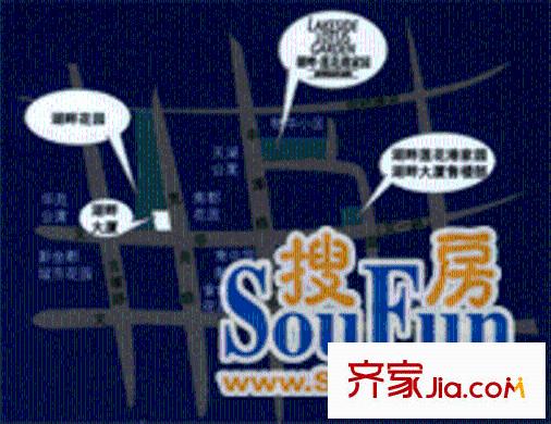 湖畔蓮花港家園交通圖