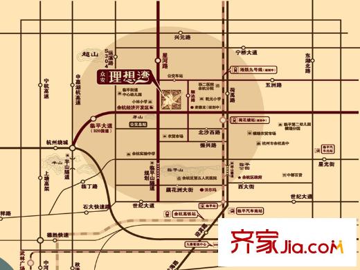 眾安理想灣區(qū)位圖
