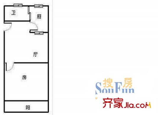 三里亭苑一區(qū)戶型圖1室 戶型圖 1室1廳1衛(wèi)1廚
