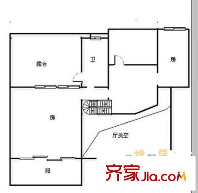 閑林山水紫薇苑 2室 戶型圖