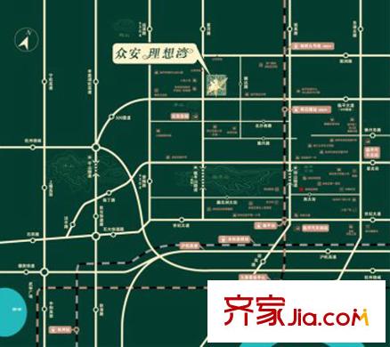 眾安理想灣區(qū)位圖
