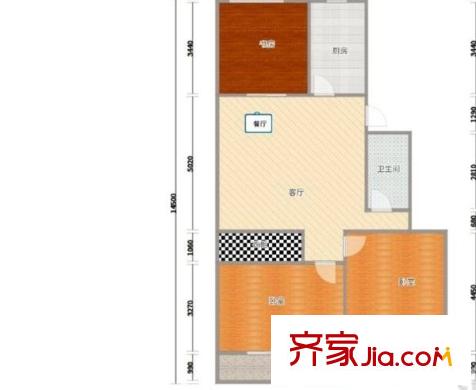 嘉綠北苑 3室 戶型圖