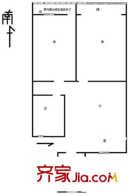 嘉綠北苑戶型圖2室 戶型圖 2室2廳1衛(wèi)1廚