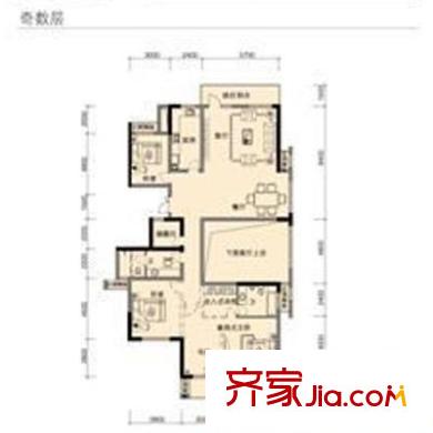  昆侖橡樹(shù)園 戶型圖