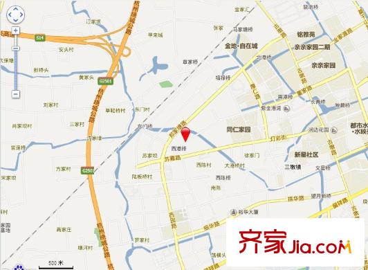 中海紫藤苑交通圖 