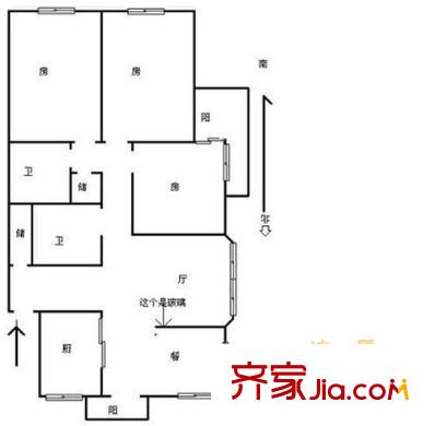 桂花城 戶型圖