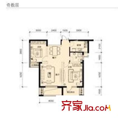  昆侖橡樹(shù)園 戶型圖